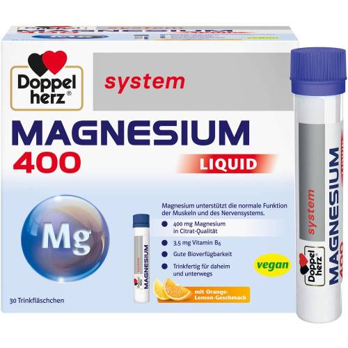 Doppelherz Magnesium 400 Liquid system Trinkamp. 30 St