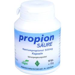 Propionsäure 500 mg vegan Kapseln 90 St