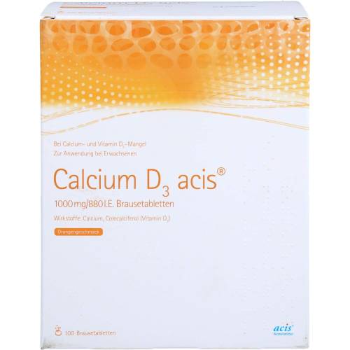 Calcium D3 acis 1000 mg/880 I.E. Brausetabletten 100 St