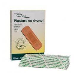 Plasture cu rivanol, 2x7 cm, 20 bucati, One Care, Onedia
