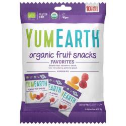 JELEURI DE FRUCTE VEGANE, eco-bio, fara gluten, 19.8g x 10 buc, YUMEARTH