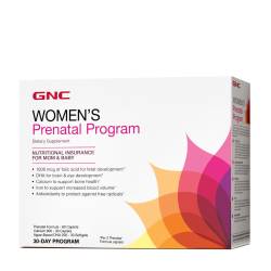 Women Ultra Mega Prenatal Vitapak Progra - multivitamine prenatale, 30 Pachete, GNC