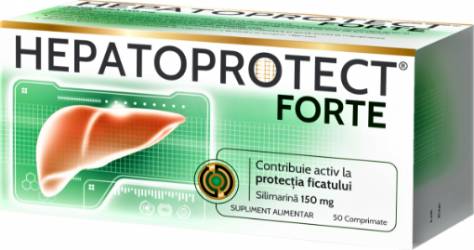 Hepatoprotect Forte - 50 Comprimate Biofarm