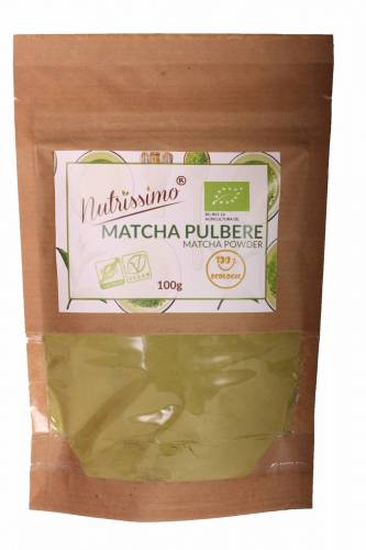 Matcha pulbere, eco-bio, 60 g, Nutrissimo