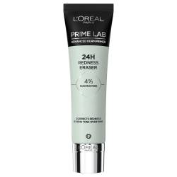 Baza de machiaj anti-roseata Prime Lab 24H, 30ml, L'Oreal Paris