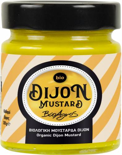 Mustar Dijon, eco-bio, 200 g, BioAgros