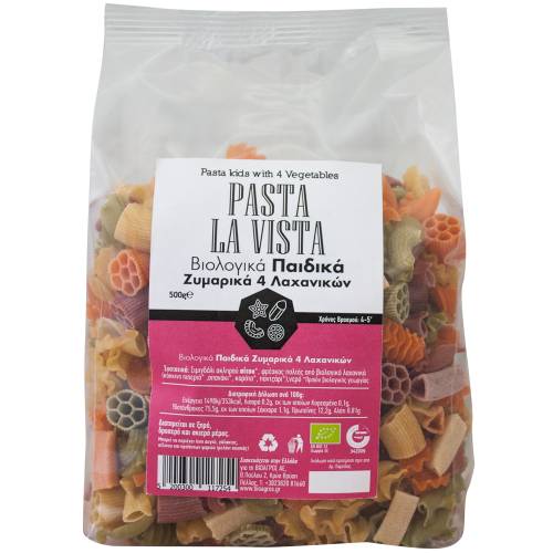Paste pentru copii in 4 culori, eco-bio, 500 g, BioAgros