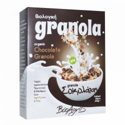 Granola cu ciocolata, eco-bio, 350 g, BioAgros