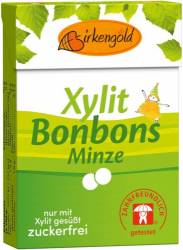 Bomboane cu xylitol si menta 30g - Birkengold