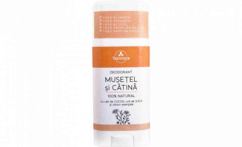 Deodorant cu catina si musetel, 60g - Trio Verde
