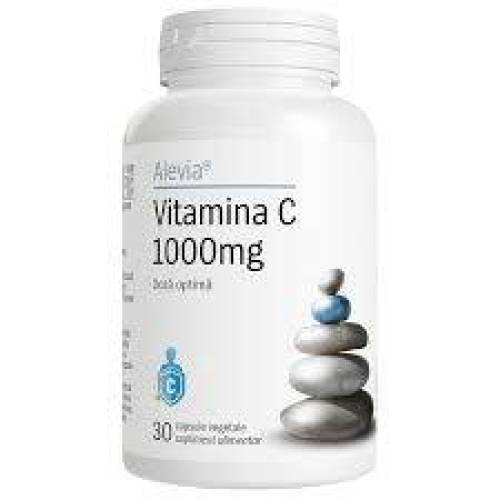 Vitamina C, 1000 mg, 30 capsule vegetale, Alevia