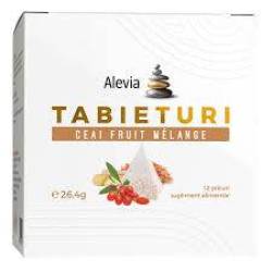 Ceai Fruit Melange, Tabieturi, 12 plicuri, Alevia