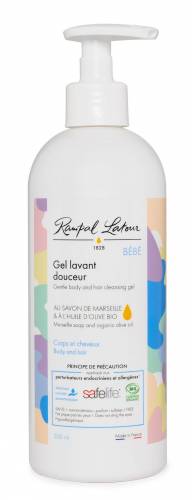 Gel de dus si sampon delicat, Safe Life BABY, 500ml - Rampal Latour