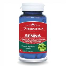 Senna, 30 capsule, Herbgetica