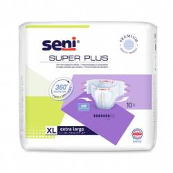Seni Super Plus Fit & Dry Scutece pentru adulti 7 picaturi nr.4 XL 10 bucati