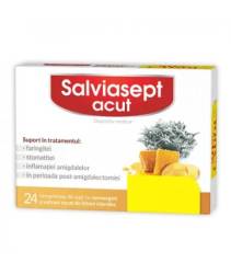 Zdrovit Salviasept Acut 24 comprimate