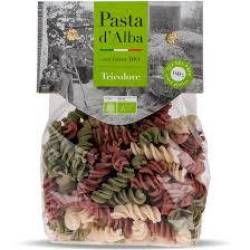 Paste tricolore fusilli din orez, spanac si sfecla rosie, eco-bio, 250 g, Pasta d'Alba