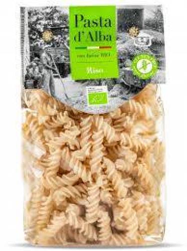 Paste fusilli din orez integral, fara gluten, eco-bio, 250 g, Pasta d'Alba