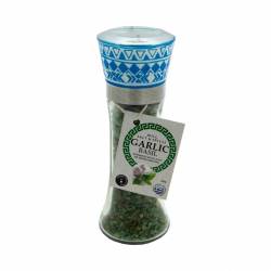 Rasnita sare, usturoi si busuioc 200g - Salt Odyssey