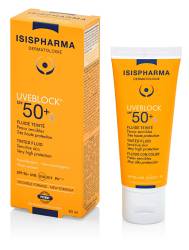 Fluid nuantator Tinted Fluid SPF50+UVEBLOCK, 40ml, Isis Pharma