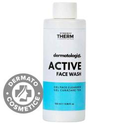 Gel de curatare fata Dermatologist Active Face Wash, 100ml, Synergy Therm