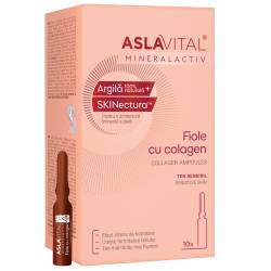 Fiole cu colagen MineralActiv, 10 x 2ml, Aslavital