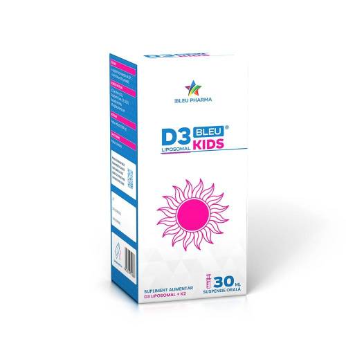 Vitamina D3 BLEU - lipozomal - KIDS, 1000 UI/ml, 30 ml, BLEU PHARMA