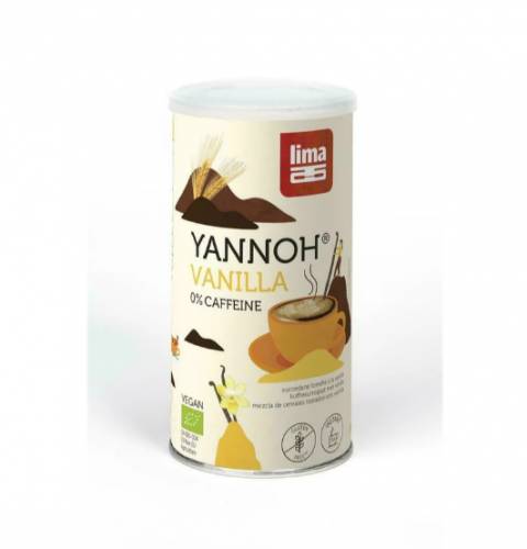 Bautura din cereale Yannoh Instant cu vanilie, eco-bio, 150 g, Lima