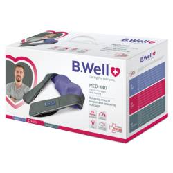Aparat de masaj electric cu functie de incalzire MED-440, B.Well
