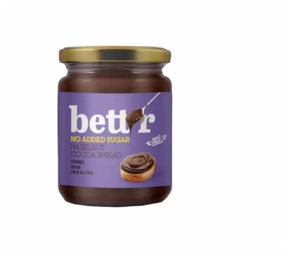 Crema de alune de padure si cacao, eco-bio, 250 g, Bett'r