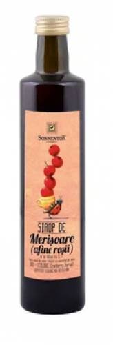 Sirop merisoare fara zahar, eco-bio, 500 ml, Sonnentor