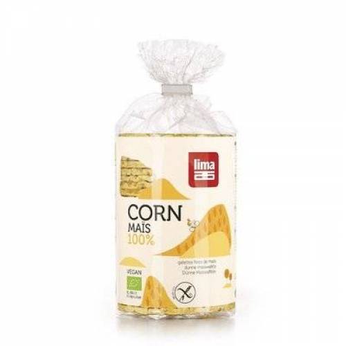 Rondele din Porumb expandat, eco-bio, 120 g, Lima