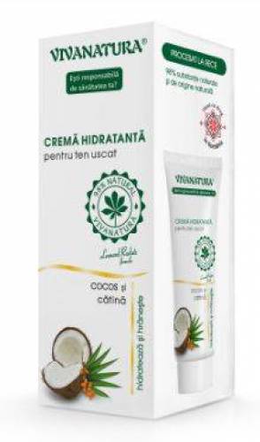 CREMA HIDRATANTA Pentru TEN USCAT 75ML - VIVANATURA