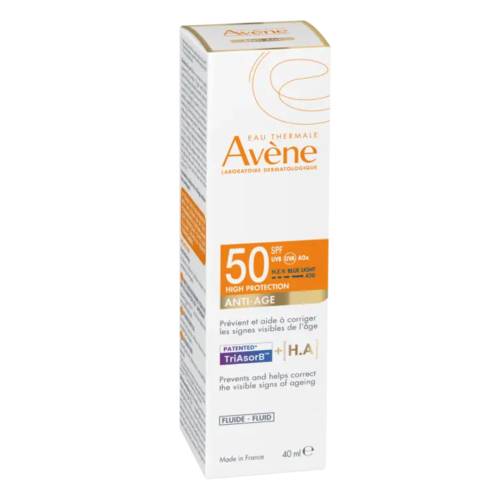 Fluid de protectie solara anti-imbatranire SPF50, 40ml, Avene