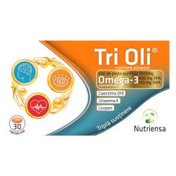 Ulei de peste Tri Oli, 30 capsule moi, Antibiotice SA