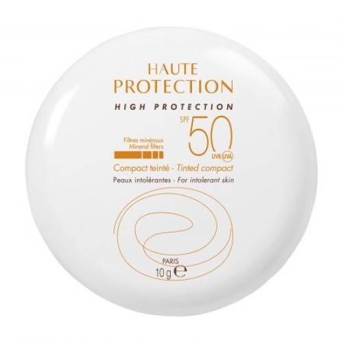 Avene Fond de ten compact cu protectie solara SPF 50+ Nuanta Beige, 10 g