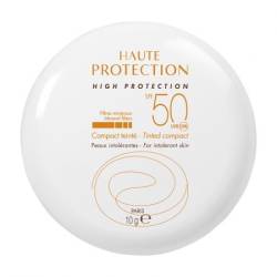 Avene Fond de ten compact cu protectie solara SPF 50+ Nuanta Beige, 10 g