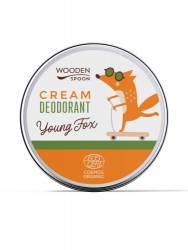 Deodorant crema pentru tineri Young Fox, eco-bio, 60ml, Wooden Spoon