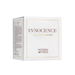 Lumanare naturala cu lemn de santal Innocence, eco-bio, 200 g, Wooden Spoon