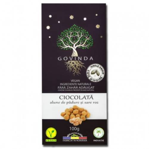 GOVINDA Ciocolata Alune & Sare x 100g