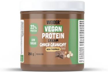 Crema proteica vegana choco crunchy Whey Protein Cream, 250g, Weider