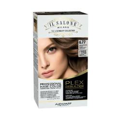 Vopsea permanenta Il Salone Plex Rebuilder Nr. 6.77 Dark Chocolate Blonde, 100ml, Alfaparf
