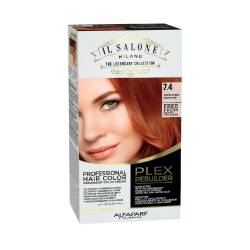 Vopsea permanenta Il Salone Plex Rebuilder Nr. 7.4 Copper Blonde, 100ml, Alfaparf