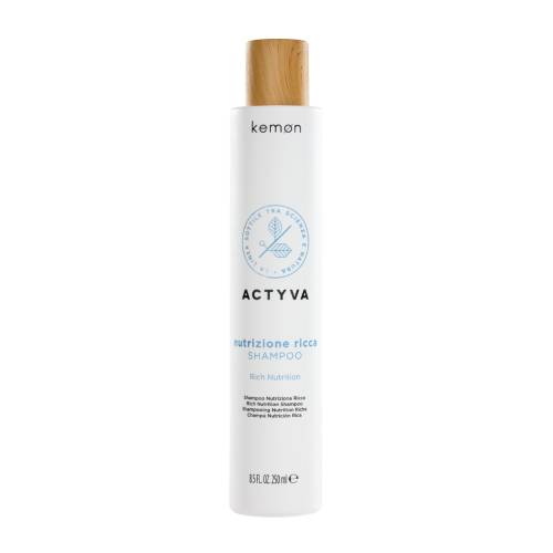 Sampon de hidratare intensa pentru par uscat Actyva Nutrizione Ricca, 250ml, Kemon