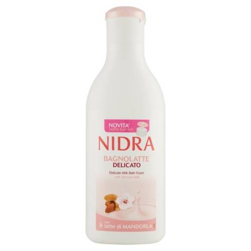 Gel de dus si spuma de baie cu lapte de migdale delicat, 750ml, Nidra