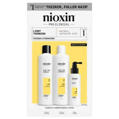 Set anti-caderea parului Pro Clinical System 1, Nioxin