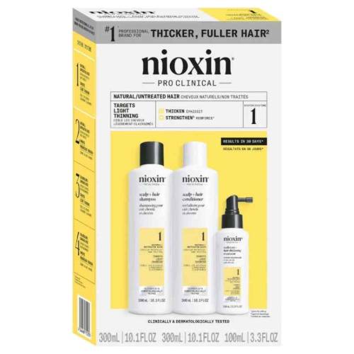 Set anti-caderea parului Pro Clinical System 1 XL, Nioxin