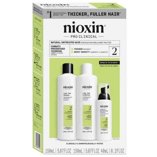 Set anti-caderea parului stadiu avansat Pro Clinical System 2, Nioxin