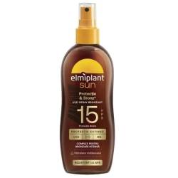 Ulei spray bronzant SPF15, 150ml, Elmiplant