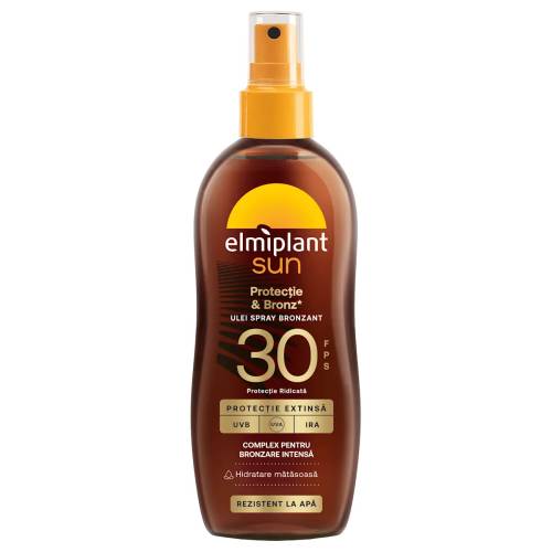 Ulei spray bronzant SPF30, 150ml, Elmiplant